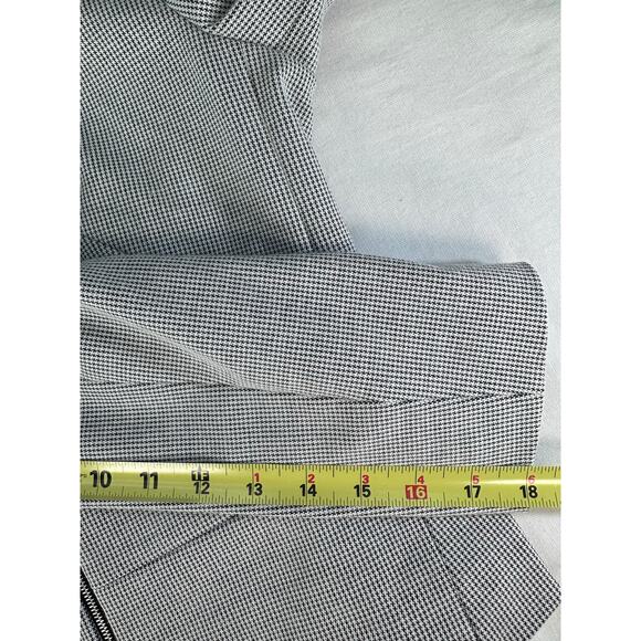 HUGO by Hugo Boss Womens sz 6 Jekalana Houndstooth Blazer Double Zip Modern Chic - Picture 8 of 12